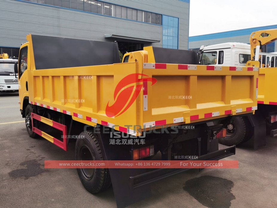 ISUZU 4×2 dump truck with 5 tons payload