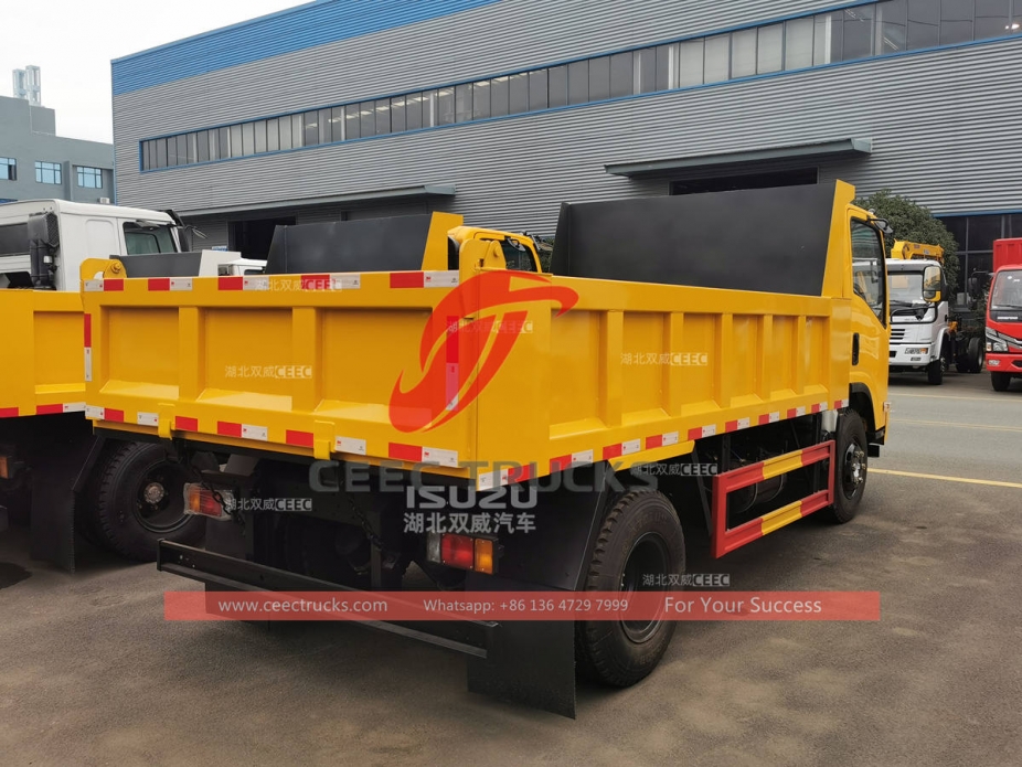 ISUZU 4×2 dump truck with 5 tons payload