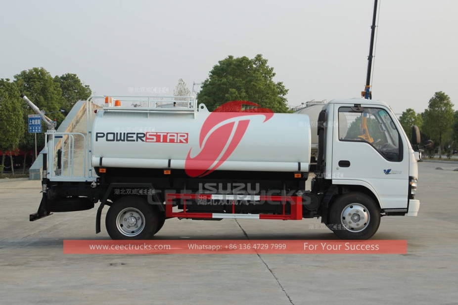 ISUZU 600P 130HP drinking water truck