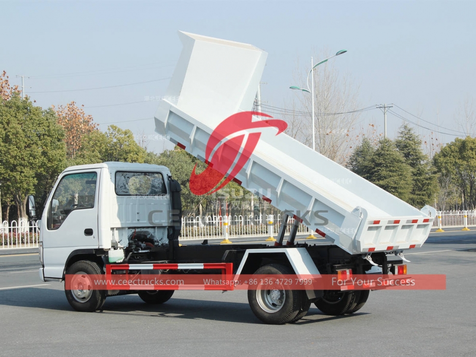 Best price ISUZU 4×2 small tipper truck