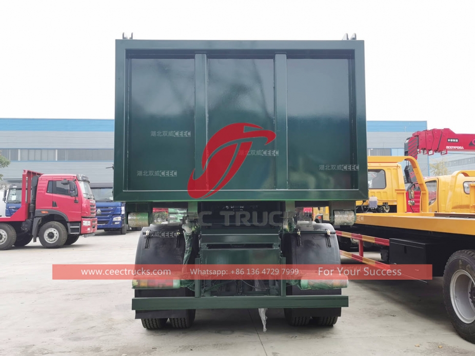 HOWO 10 wheeler 20CBM hook lift garbage truck