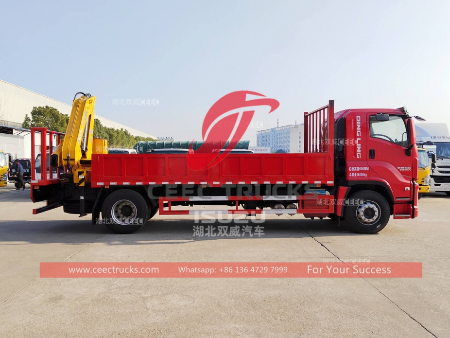 ISUZU GIGA 4×2 truck mounted crane