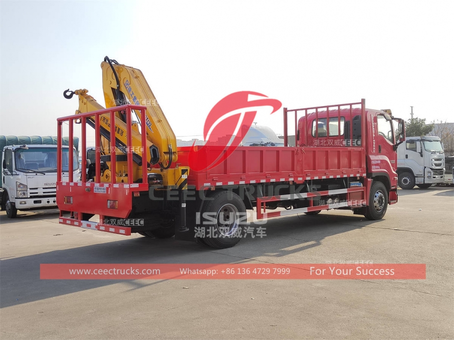 ISUZU GIGA 4×2 truck mounted crane