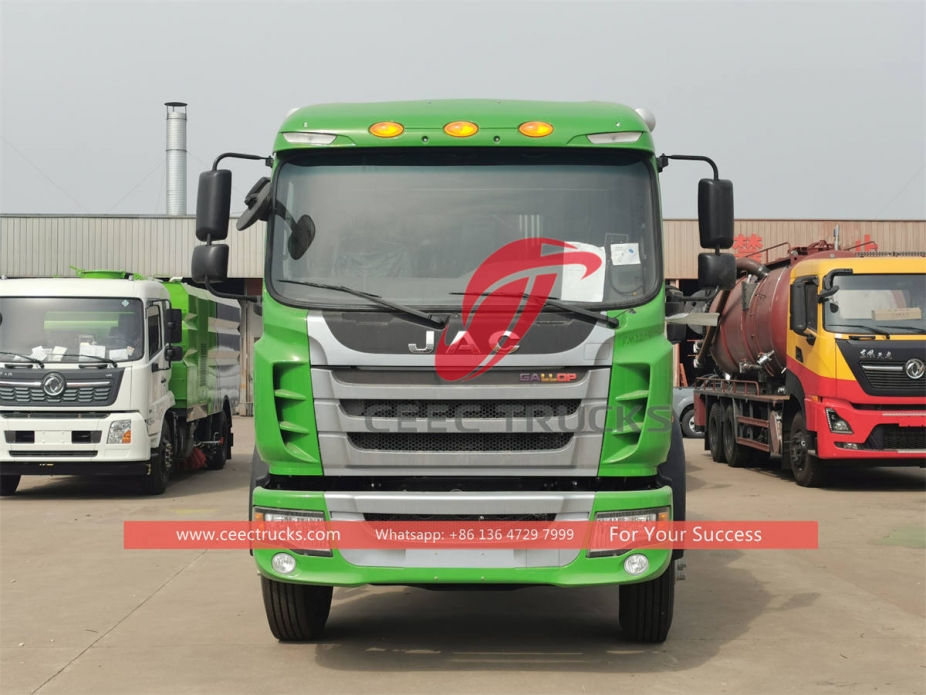 JAC 230HP 6 wheeler 12CBM compression garbage truck for sale