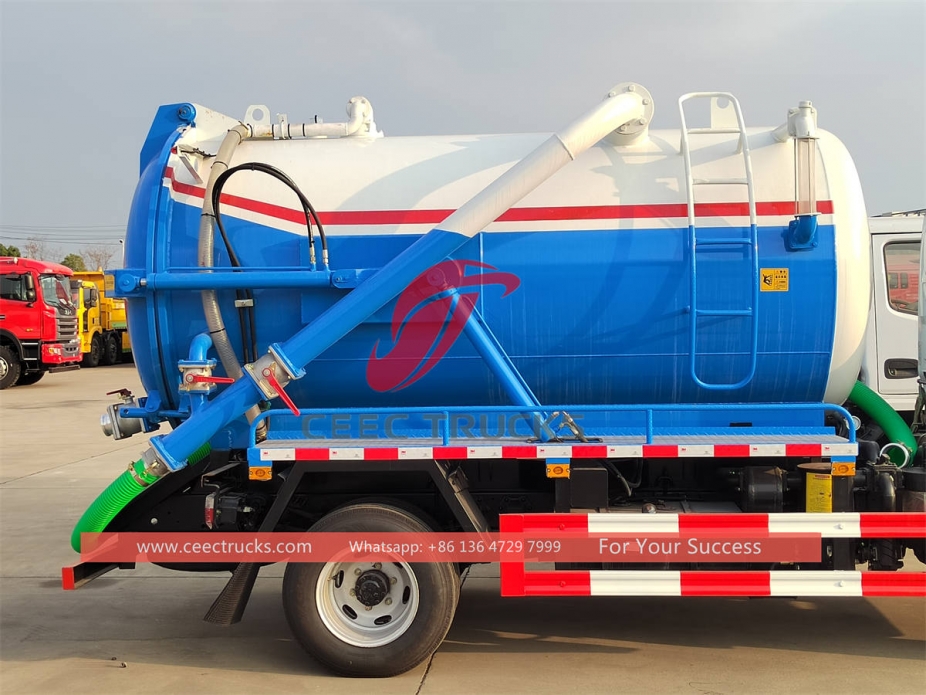 ISUZU mini vacuum sewage truck at best price