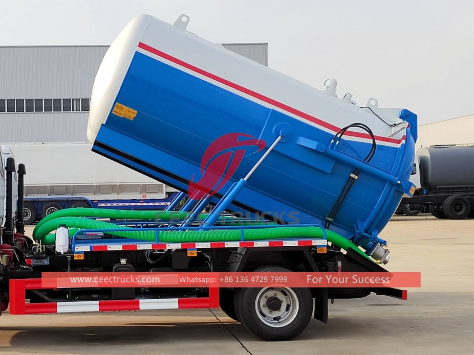 ISUZU mini vacuum sewage truck at best price