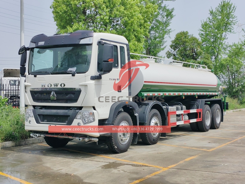 Howo 8x4 25,000Liters water delivery tanker trucks