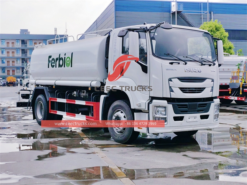 ISUZU GIGA mataas na kahusayan anti-dust trak na may 16CBM malaking kapasidad