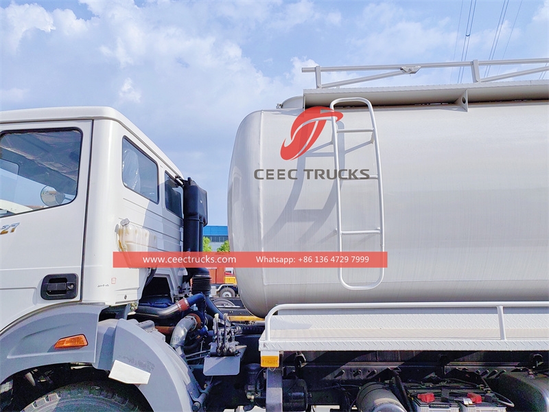 BEIBEN 270hp 14000L Vacuum Sewage Truck with direct factory sale