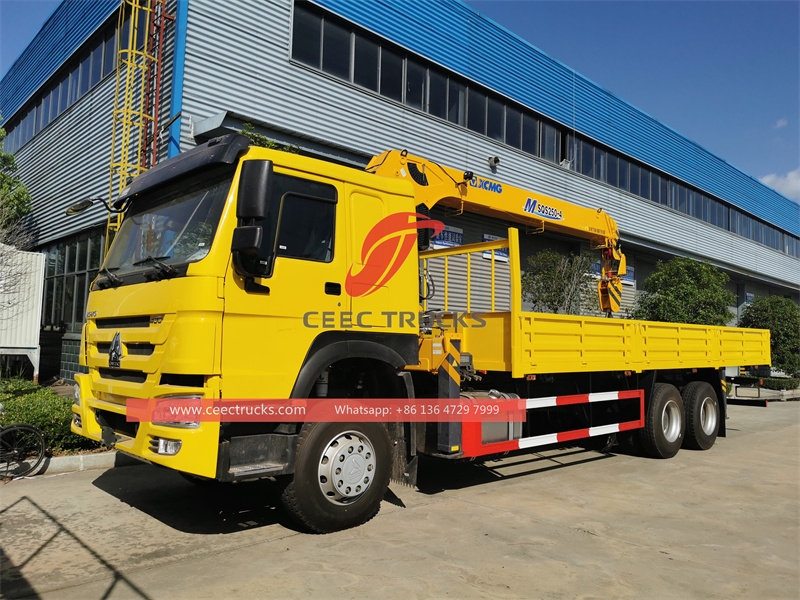 Sinotruk 6×4 400HP Truck Mounted Crane XCMG