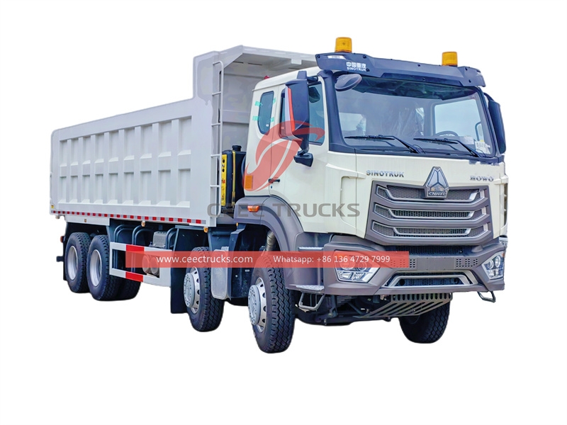 Sinotruk 8x4 420HP 40 Tons Tipper Dump Truck na may Direktang pagbebenta ng Pabrika