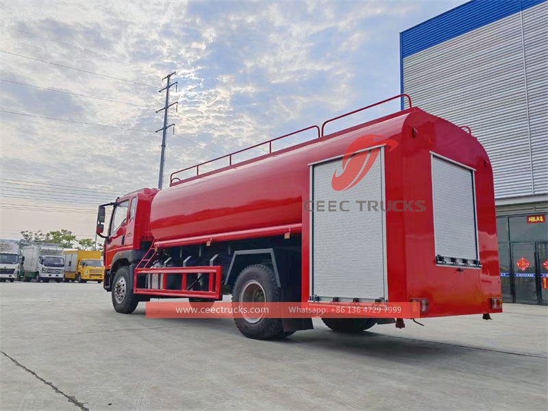 HOWO fire fighting 8,000L water tank truck with factory direct sale