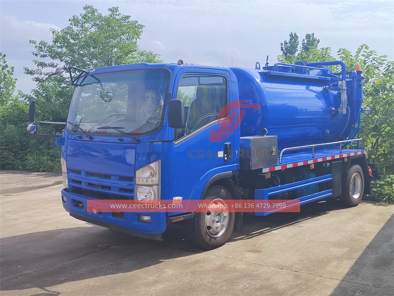 ISUZU NPR 190hp Vacuum Tank Truck made in China