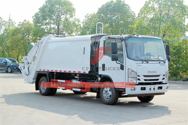 ISUZU ELF KV800 8CBM Waste Compactor truck made in China