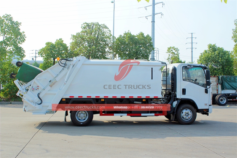 ISUZU ELF KV800 8CBM Waste Compactor truck made in China