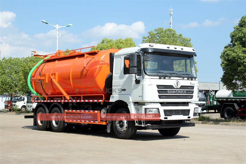 Shacman F3000 25m3 Vacuum Sewage Suction trucks with best price