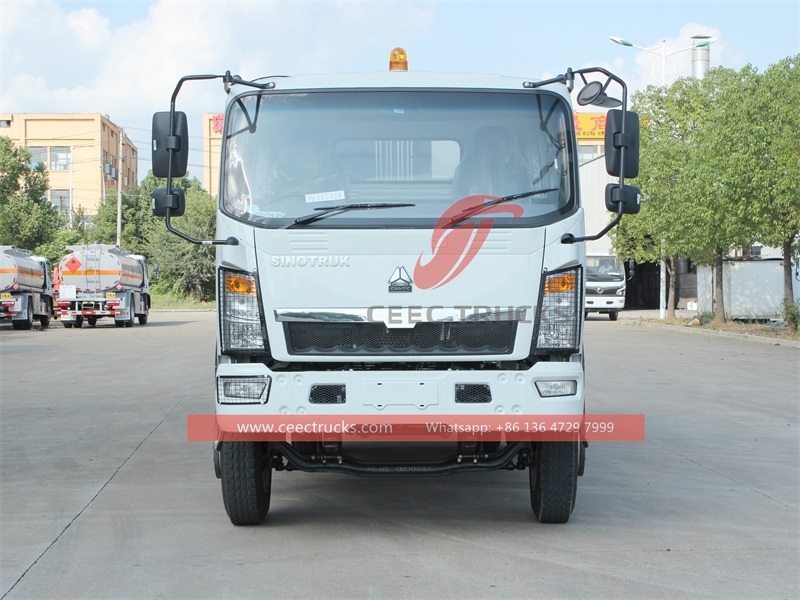 HOWO 8CBM garbage compression truck with direct sale