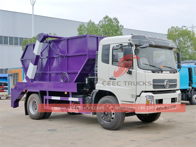 Dongfeng 8CBM roll off refuse truck