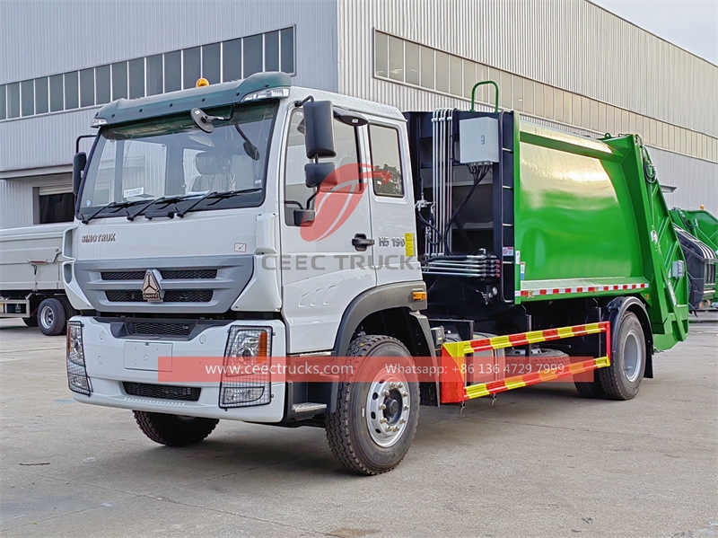 Howo mobile compactor vehicle with factory direct sale