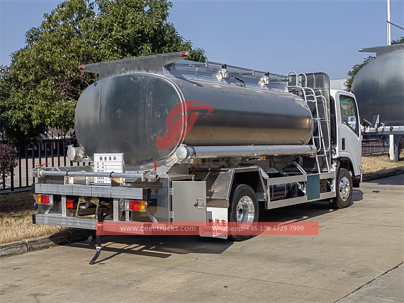 RHD ISUZU 190hp fuel transfer tanker truck made in China