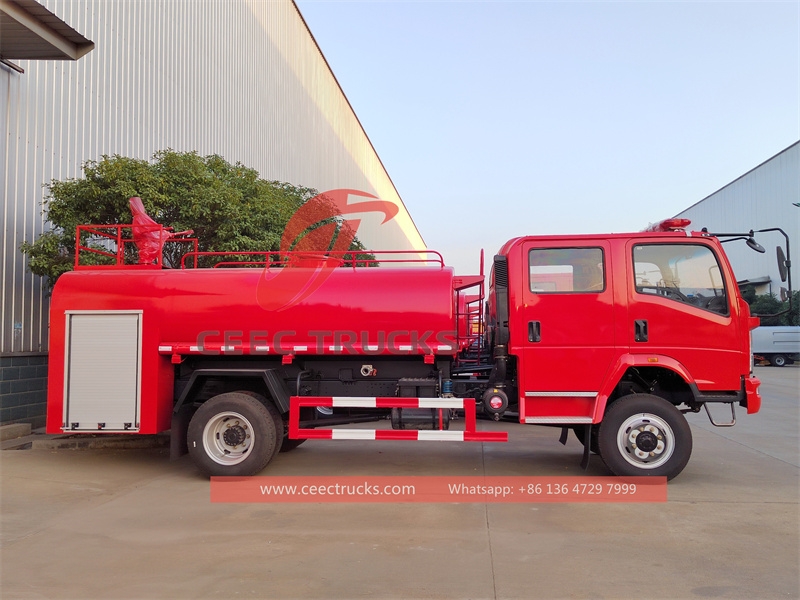 Howo 4x4 drive fire engine with factory direct sale