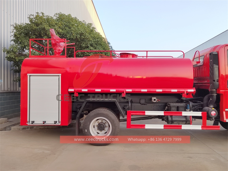 Howo 4x4 drive fire engine with factory direct sale