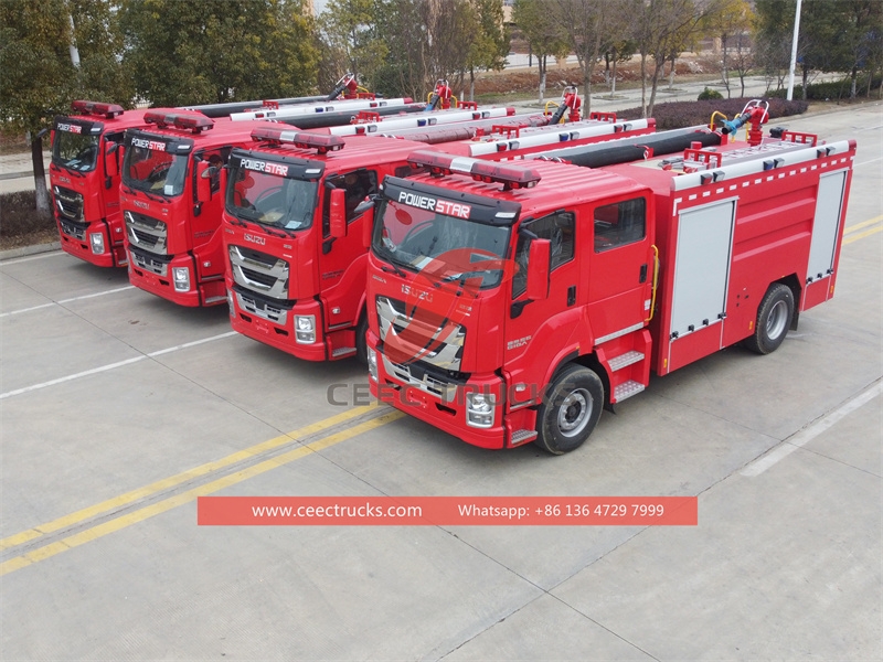 ISUZU GIGA 8,000L fire fighting truck with factory direct sale