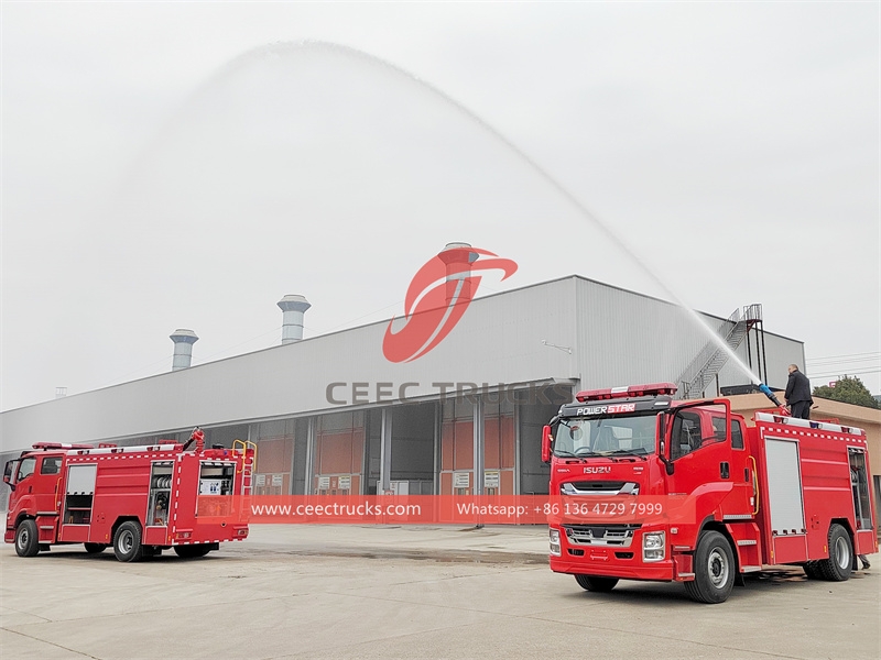 ISUZU GIGA 8,000L fire fighting truck with factory direct sale