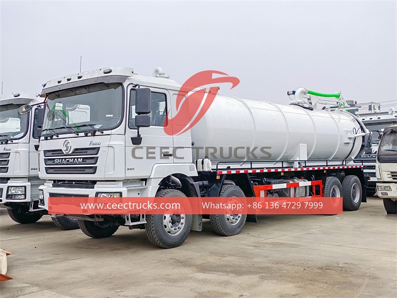 Shacman F3000 gully sucker truck with factory direct sale