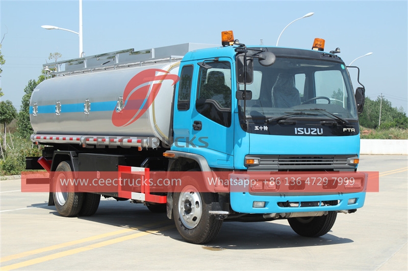 Isuzu FTR 12000L mobile fuel bowser made in China