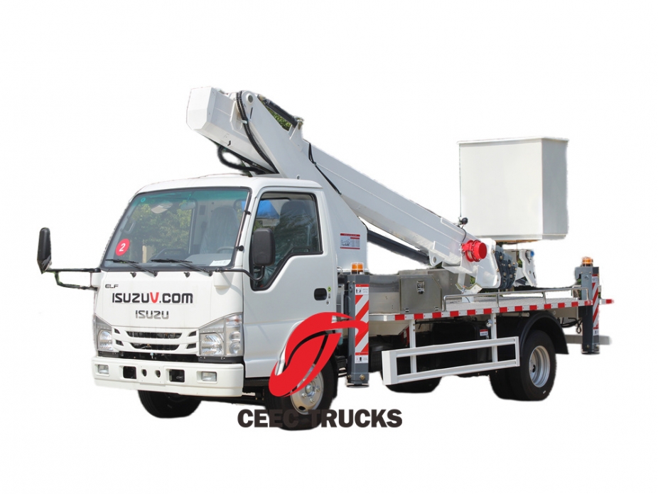 Single Man Basket Manlifter Truck Isuzu