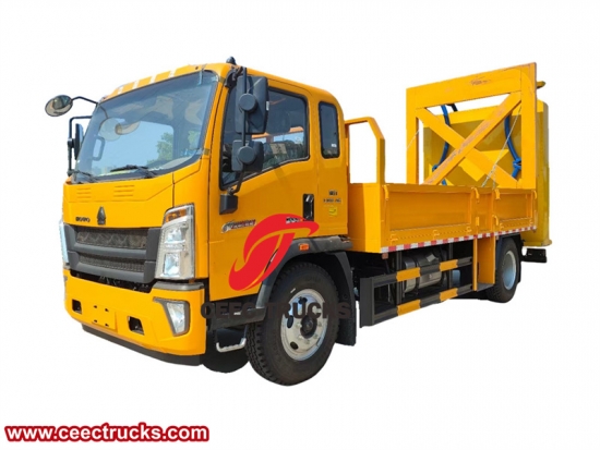 HOWO truck with anti-collision device with factory direct sale