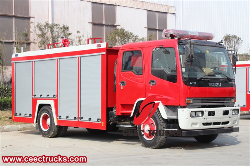 Rescue Fire truck Water tankers Isuzu