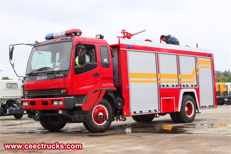 Isuzu chassis Foam Water Rescue Fire Trucks