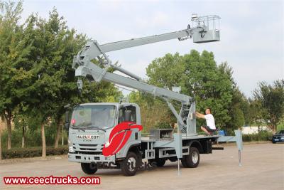 Isuzu brand Insulated Bucket Manlift Truck