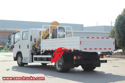 Isuzu 5 Ton articulated crane lorry truck