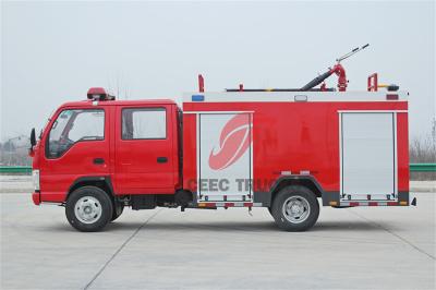 New Isuzu 4KH1 120HP 3000 Liters Fire fighting truck