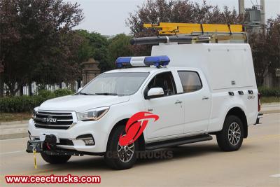 Isuzu 4x4 drive utility service truck