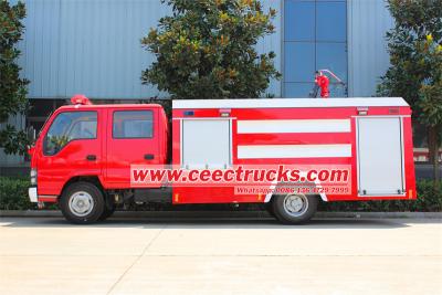 Isuzu 120HP nitrogen gas fire truck