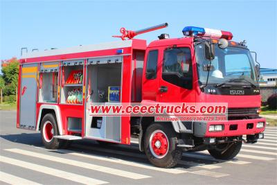 Rescue Fire Truck made by Isuzu FTR chassis