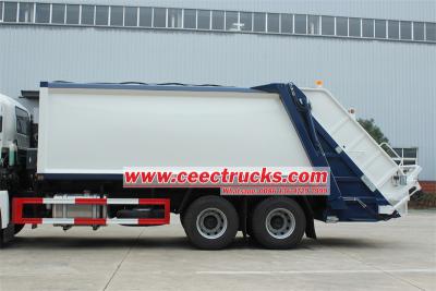 Isuzu 20 cbm rear loader compressed garbage truck