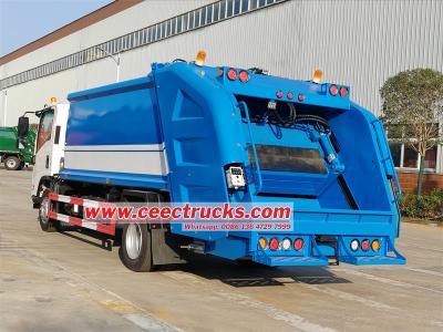 Isuzu ELF cabin rear loader compactor truck