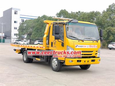 Isuzu ELF 5 Ton recovery crane flatbed road rescue truck