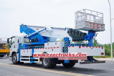 Isuzu mobile 45 meter safe aerial platform truck