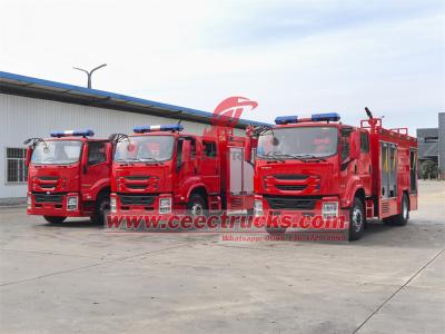 Isuzu new GIGA 4X 5500 Liters fire department rescue truck