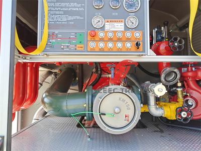 HOWO 6x6 water tank fire lorry