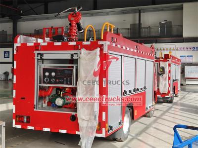 Isuzu 120HP light duty tanker fire department truck