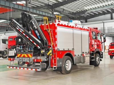 HOWO 4x2 heavy duty rescue firefighting trucks