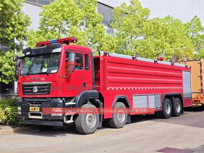 HOWO 8x4 fire water tank lorry