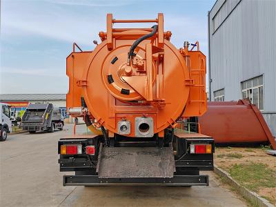 Africa Isuzu NPR vacuum truck with Jet Cleaner